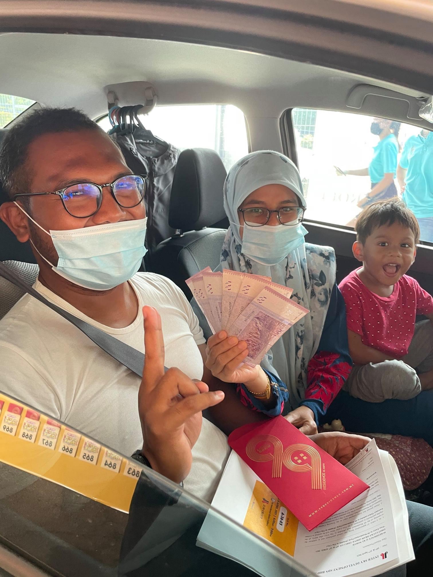 First Round of RM1Million Drive-Thru Lucky Draw